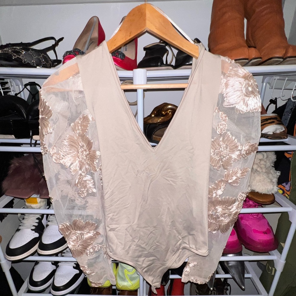 NWT Zara bodysuit with appliqués